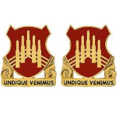 71st ADA (Air Defense Artillery) Regiment Unit Crest (Undique Venimus)